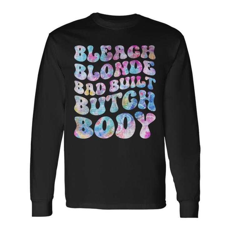 Bleach Blonde Bad Built Butch Body Retro Vintage Fun Tie Dye Long