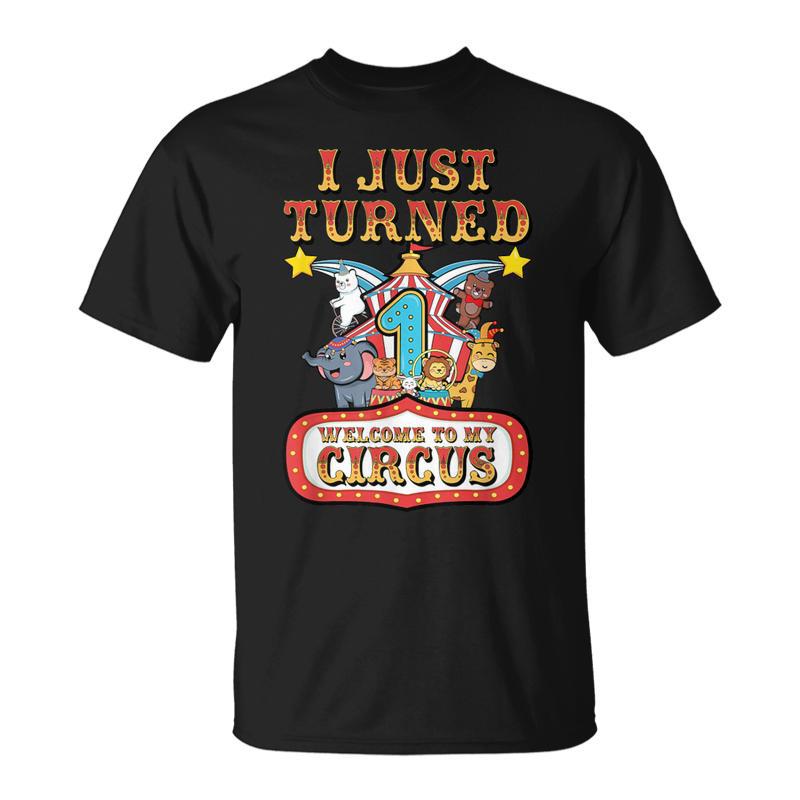 1St Birthday Carnival Theme Welcome To My Circus Birthday T-Shirt