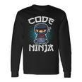 Code Ninja Programmer Coder Computer Programming Coding Langarmshirts Geschenkideen