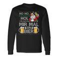 Ho Ho Hol Mir Mal Ein Bier Ugly Christmas Sweater Langarmshirts Geschenkideen