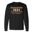Pensionär 2024 Nicht Mein Problem Rentner Langarmshirts Geschenkideen