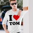 Ich Liebe Tom Langarmshirts Geschenke für Ihn