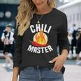 Chili Master Chilli Scharf Essen Geschenk Scoville Pepperoni Langarmshirts Geschenke für Sie