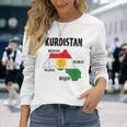 Kurden Kurdistan Newroz Kurdi Flag Her Biji Kurdistan Langarmshirts Geschenke für Sie