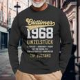 55 Jahre Oldtimer 1968 Vintage 55Th Birthday Black Langarmshirts Geschenke für alte Männer