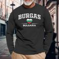 Burgas Bulgaria Langarmshirts Geschenke für alte Männer