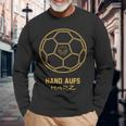 Hand Auf Harz Handball Team Langarmshirts Geschenke für alte Männer