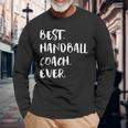 Handball Trainer Best Handball Trainer Aller Time Langarmshirts Geschenke für alte Männer