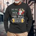 Ho Ho Hol Mir Mal Ein Bier Ugly Christmas Sweater Langarmshirts Geschenke für alte Männer