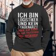 Ich Bin Logistiker Und Kein Frauenarzt Logistikt German Language Langarmshirts Geschenke für alte Männer