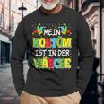 Mein Kostüm Ist In Der Wäsche German Language Langarmshirts Geschenke für alte Männer