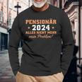 Pensionär 2024 Nicht Mein Problem Rentner Langarmshirts Geschenke für alte Männer