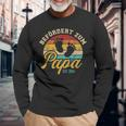 Vintage Retro Befördert Zum Papa 2024 Langarmshirts Geschenke für alte Männer