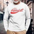 Enjoy Capitalism For American Entrepreneurs Langarmshirts Geschenke für alte Männer