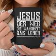 With Jesus Der Weg Die True Das Leben Tassen Lustige Geschenke