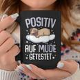 Pug Positiv Auf Müde Testet Tassen Lustige Geschenke