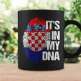 Croatia Hrvatska Flag Home Roots Fingerprint Dna Tassen Geschenkideen