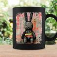Cyberpunk Rabbit Japanese Futuristic Rabbit Samurei Tassen Geschenkideen