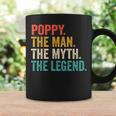 Poppy Der Mann Der Mythos Die Legende -Intage-Vatertag Tassen Geschenkideen