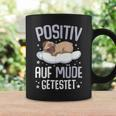Pug Positiv Auf Müde Testet Tassen Geschenkideen