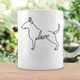 Bull Terrier Dogs Love Love Single Line Tassen Geschenkideen