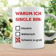 Warum Ich Single Bin German Tassen Geschenkideen