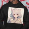 Anime- Und Katzenliebhaber Für Nager Manga Kawaii Graphic Otaku Hoodie Lustige Geschenke