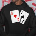 Card Game Spades And Heart As Cards For Skat And Poker Hoodie Lustige Geschenke