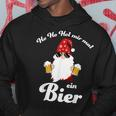 Christmas Ho Ho Hol Mir Mal Ein Bier Fun Hoodie Lustige Geschenke