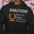 Marathoni Marathon Runner Finisher Hoodie Lustige Geschenke