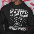 Master Graduation Licence Zum Besserwissen Hoodie Lustige Geschenke