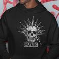 Punk Music Retro Punk Rock Motif Skull Skeleton Skull Hoodie Lustige Geschenke