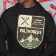 Val Thorens Les Trois Vallées Savoie France Vintage Hoodie Lustige Geschenke