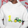 Children's 1St Birthday Ich Bin Schon 1 Jahre Tractor Tractor Hoodie Lustige Geschenke