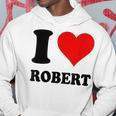 Ich Liebe Robert Hoodie Lustige Geschenke