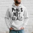 Punk Not Dead Vintage Grunge Punk Is Not Dead Rock Hoodie Geschenke für Ihn