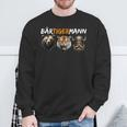 Bärtigermann Bear Tiger Mann Viking Fan Word Game Sweatshirt Geschenke für alte Männer