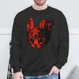 Devil's Satan Demons Kitten Pentagram Cat Sweatshirt Geschenke für alte Männer