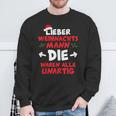Father Christmas Die Waren Unartig Christmas Black Sweatshirt Geschenke für alte Männer