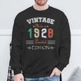 Geboren Im Jahr 1928Intage Hergestellt Im Jahr 1928 Geburtstag Jahrestag 96 Sweatshirt Geschenke für alte Männer