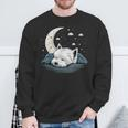 Napping Westie Pyjamas West Highland Terrier Sleeping Sweatshirt Geschenke für alte Männer