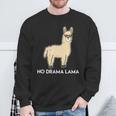 No Drama Lama Fun For Lama & Alpaka Fans Sweatshirt Geschenke für alte Männer