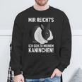 Rabbit Mir Reicht's Ich Geh Zu Meinem Rabbit Sweatshirt Geschenke für alte Männer