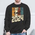 Rentner Seit 2024 German Language Sweatshirt Geschenke für alte Männer