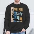 Windsurfer Windsurfintage Retro Surfer Sweatshirt Geschenke für alte Männer