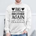 Beförderung Zum Big Brother Est 2024 Baby Unterwegs Sweatshirt Geschenke für alte Männer