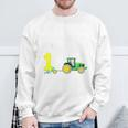 Children's 1St Birthday Ich Bin Schon 1 Jahre Tractor Tractor Sweatshirt Geschenke für alte Männer