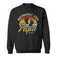 Vintage Retro Befördert Zum Papa 2024 Sweatshirt