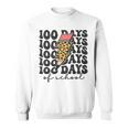 100 Tage Schule Lightning Bolt Pencil 100 Tag Für Lehrer Sweatshirt