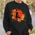 Basketball Sport Basketball Player Silhouette Basketball Sweatshirt Geschenke für Ihn